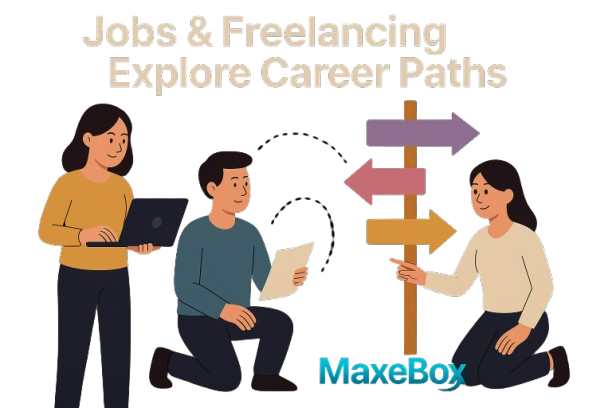 Explore jobs and freelancing opportunities with MaxeBox