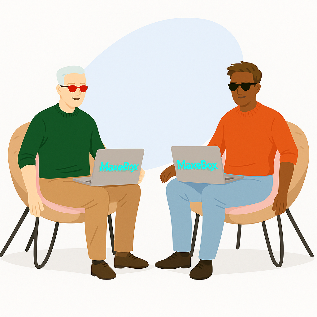 Connect with professionals and grow your network on MaxeBox